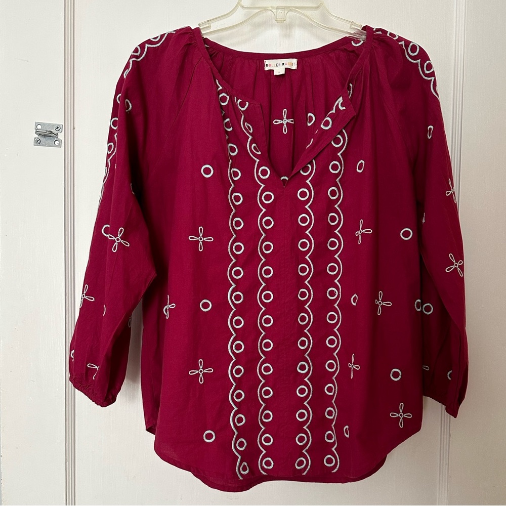 Roller Rabbit 3/4 length sleeve shirt